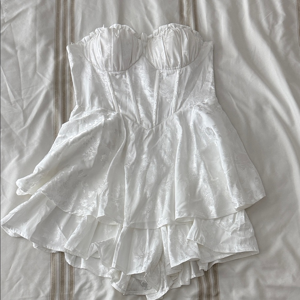 Selfie Leslie White Mini Dress